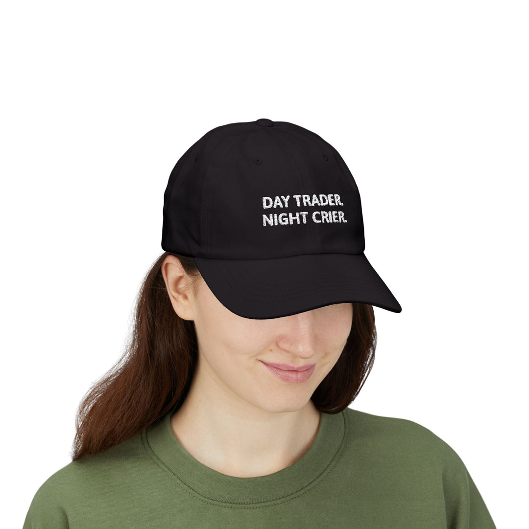 Day Trader. Night Crier. Hat